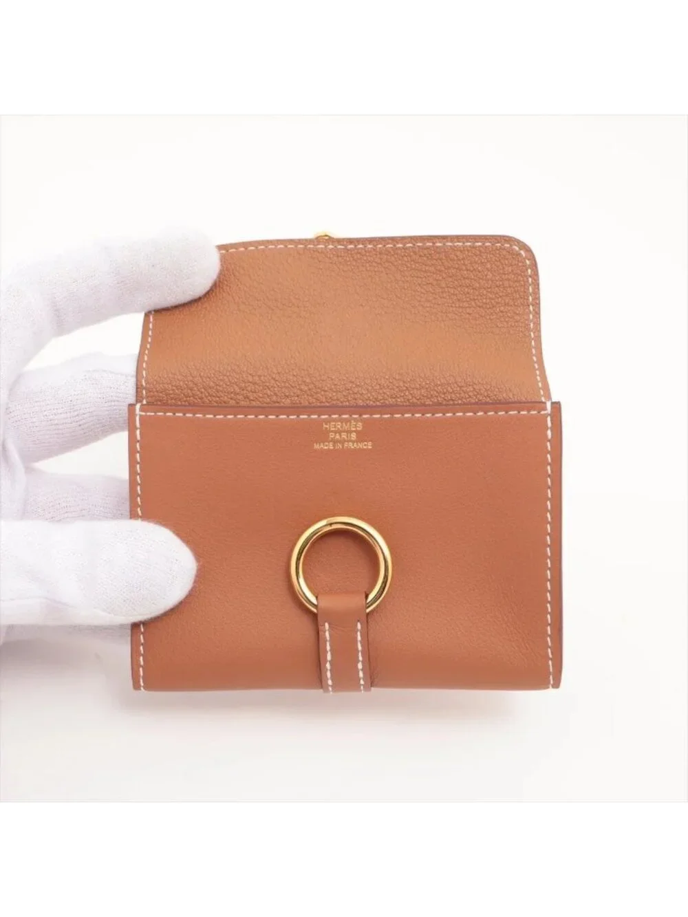 Hermes Glenan Compact Wallet Veau Swift Coin Case